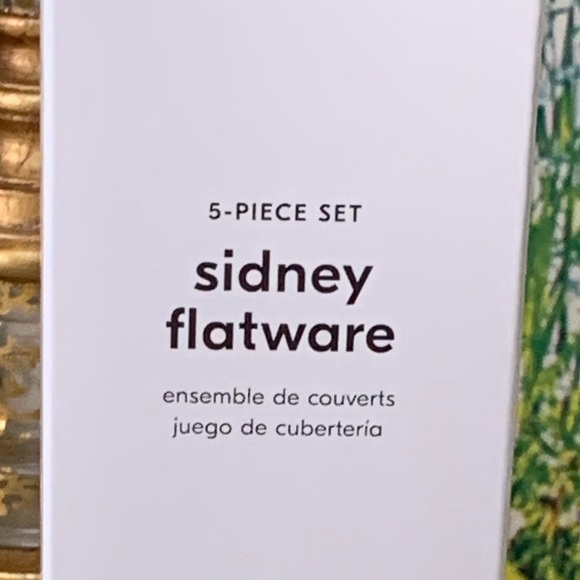 West elm Sidney sold stainless steel flatware 5- piece set - Picture 6 of 11